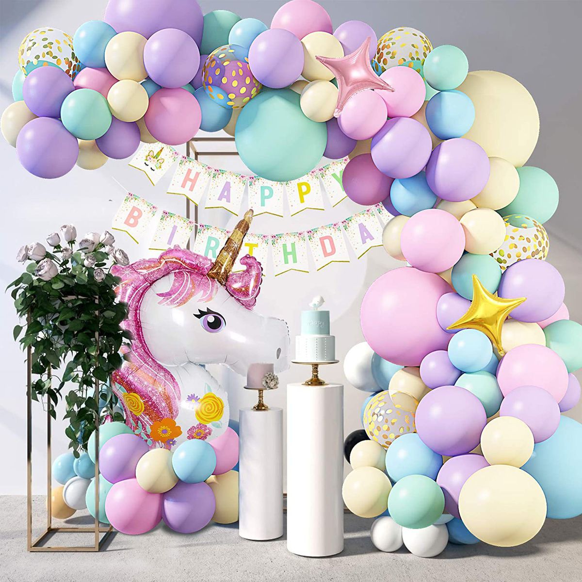 unicorn theme party decor