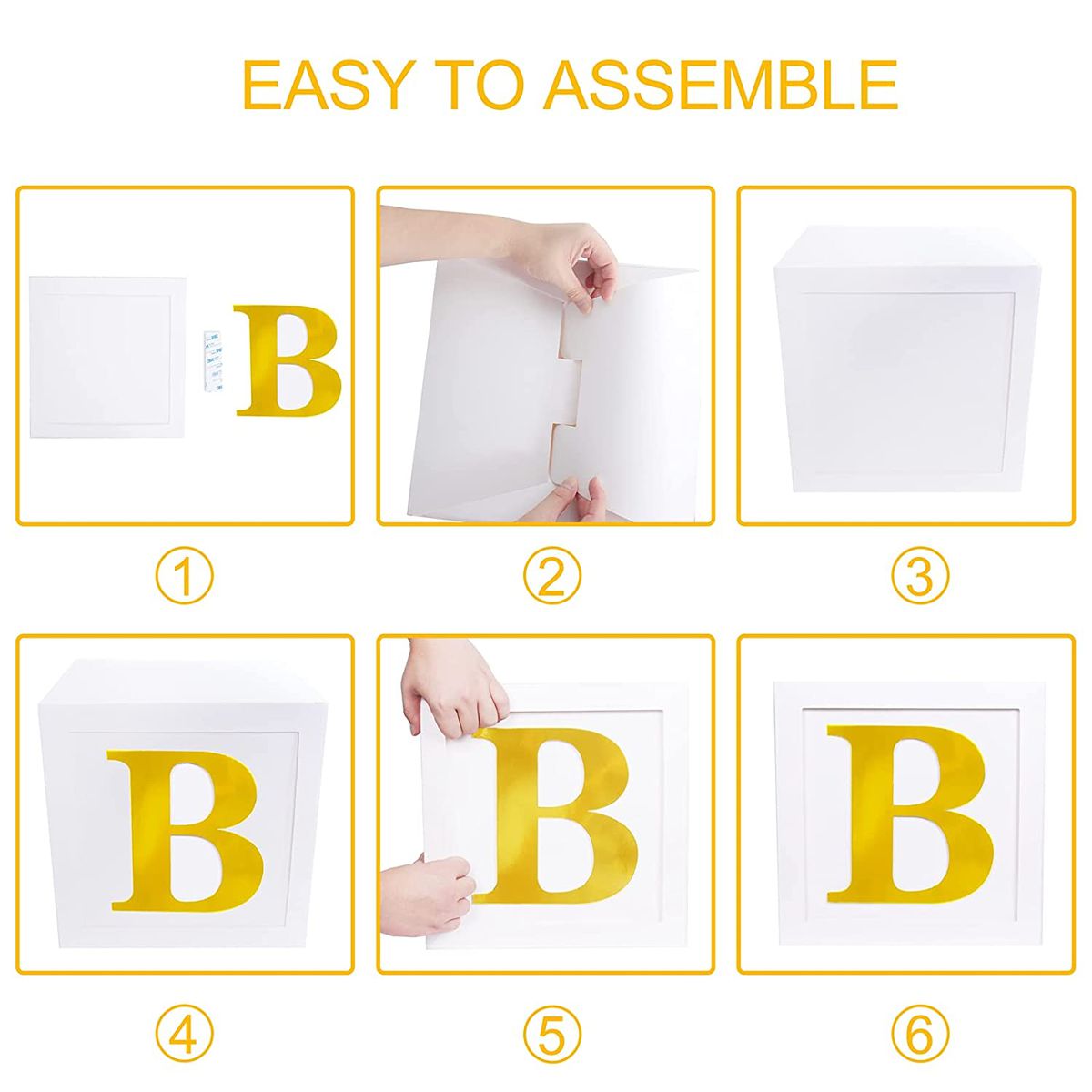 baby box letter assembly in six easy steps