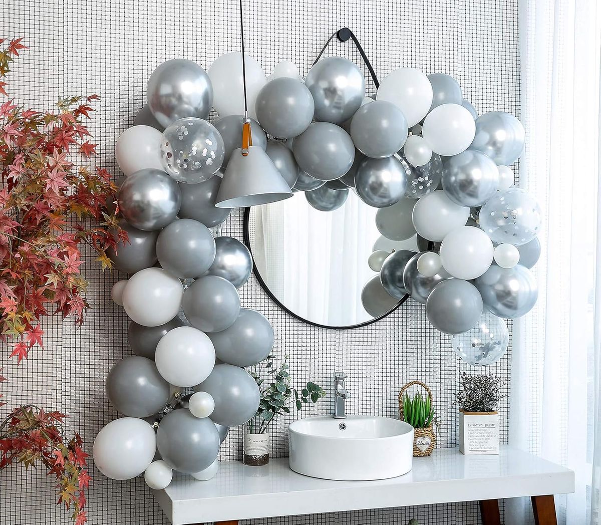 Balloon Arch Kit - Silver
