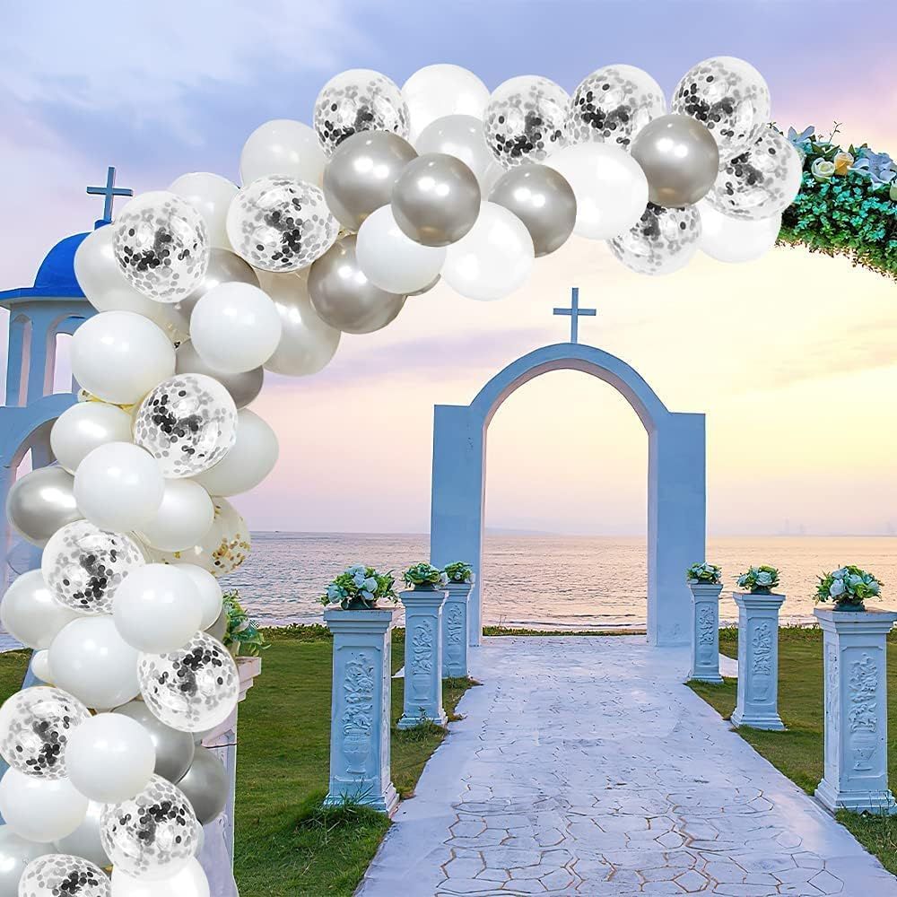 Balloon Arch Kit - Silver