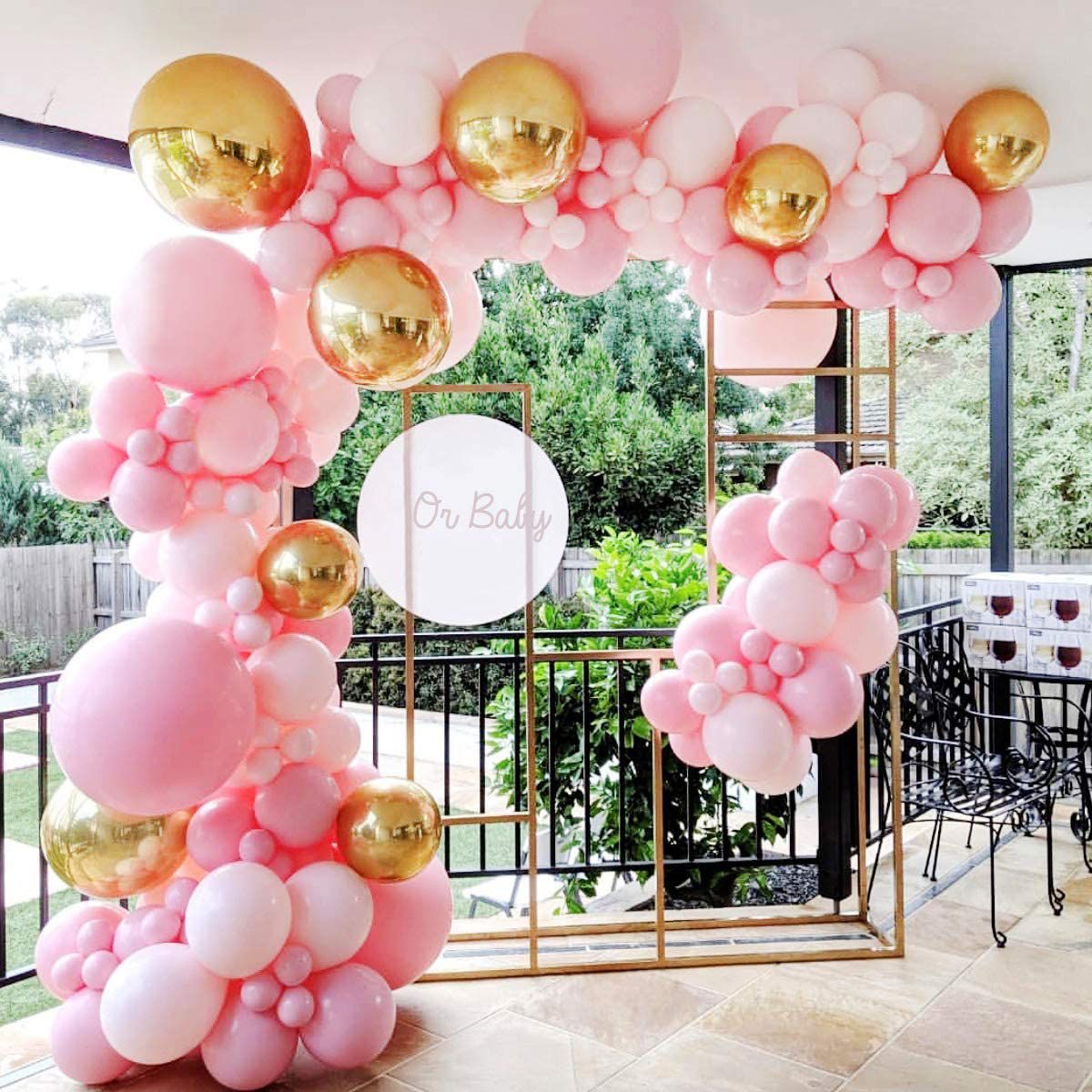 Balloon Arch Kit - Pink & Gold Foil Balloon – Konfetti Parties