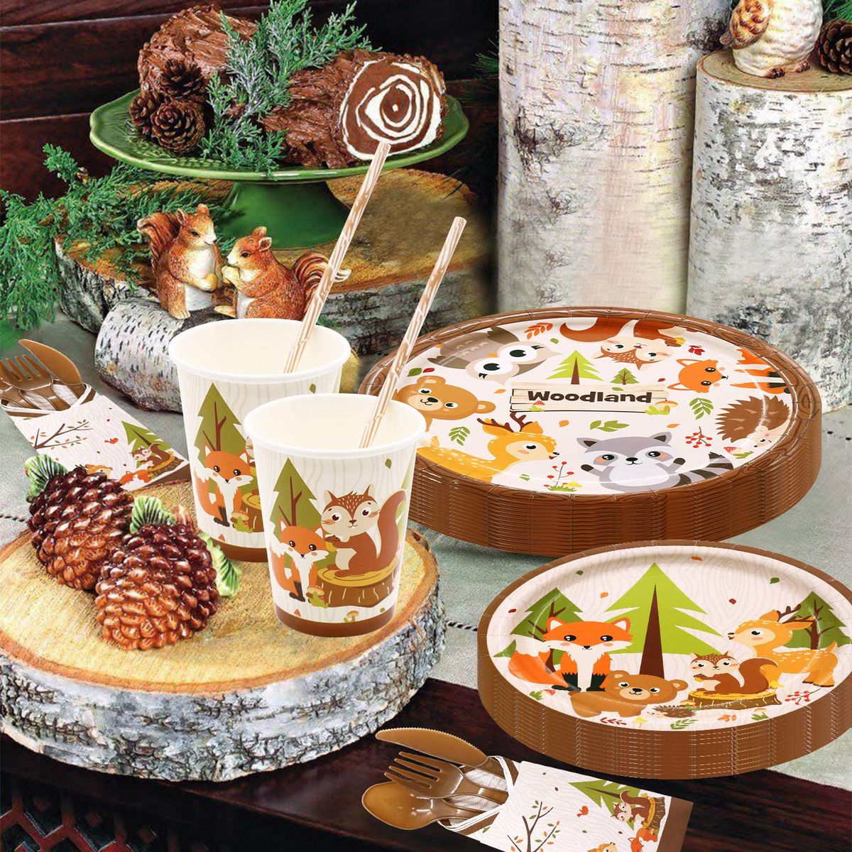 Creatures For Table Table Decor - Woodland Creature – Konfetti Parties