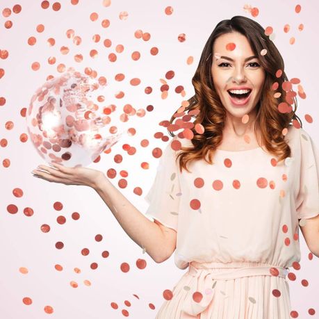 Party Balloon Banner Kit - Bride To Be - Rose Gold